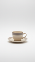 Set espresso con plato detalles sutiles