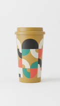 Vaso térmico edición limitada ocre dorado